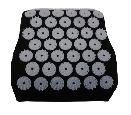 Spike Pillow, Black 23x23x11 cm